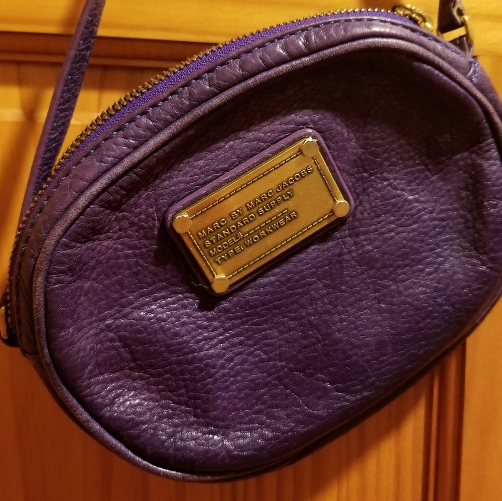 Marc Jacobs Leather mini handbag with dust cover